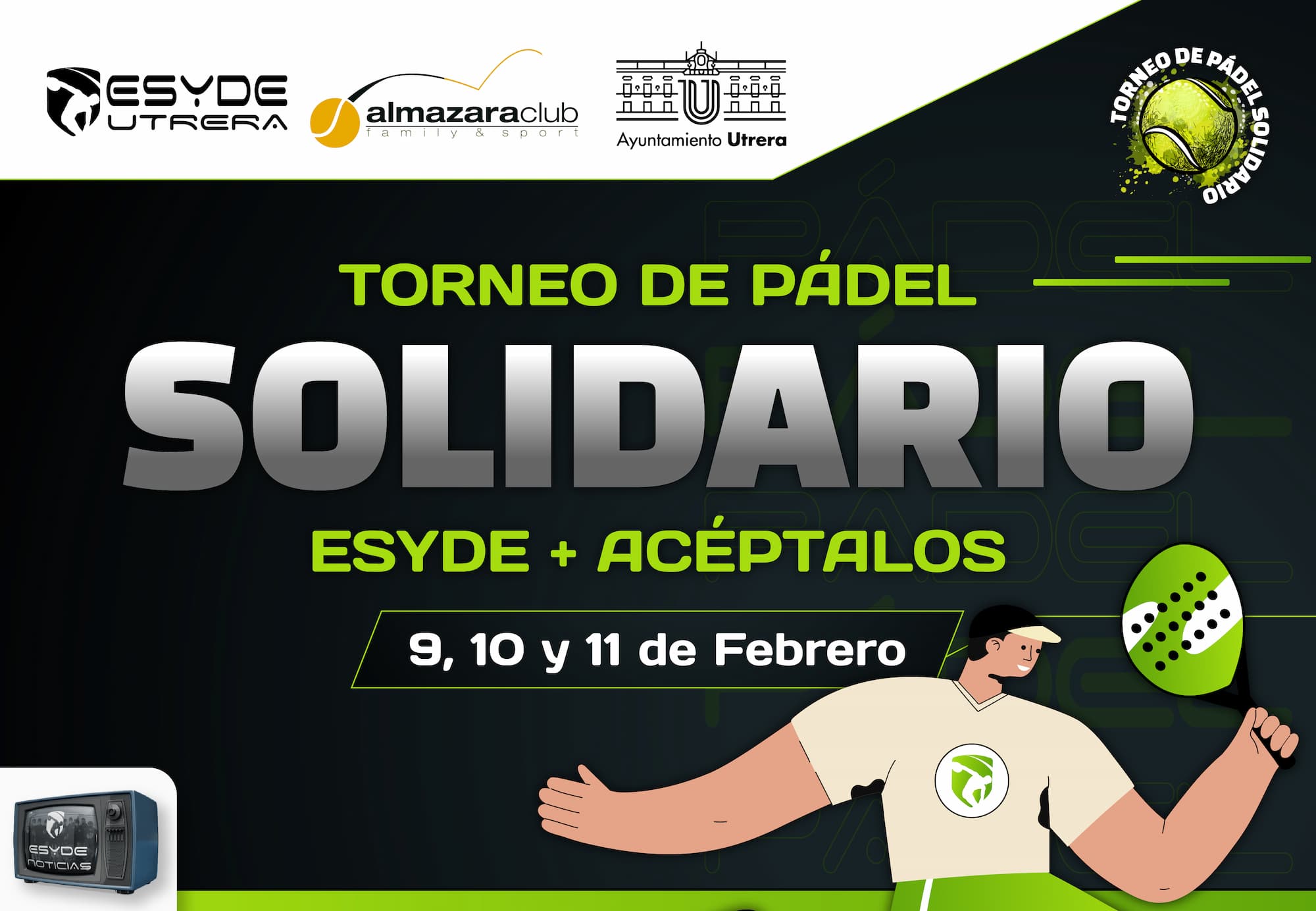 Lee más sobre el artículo ¡Torneo solidario de pádel en ESYDE Utrera!