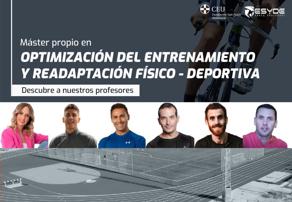 Profesores del Máster en optimización del entrenamiento y readaptación físico-deportiva