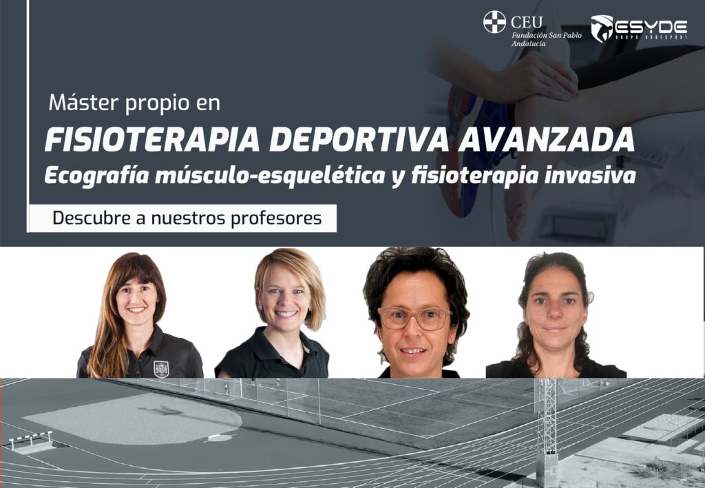 Profesoras del Máster en Fisioterapia Deportiva Avanzada de ESYDE en Febrero