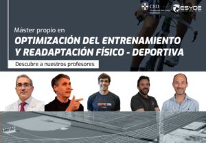 Profesores del Máster en optimización del entrenamiennto y readaptación físico-deportiva