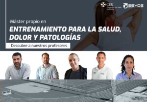 Profesores del máster en entrenamiento para la salud, dolor y patologías