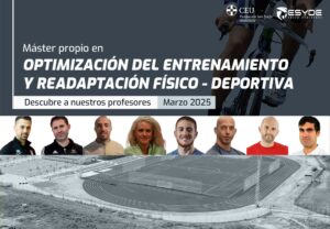 Profesores del Máster en Optimización del entrenamiento y readaptación físico-deportiva