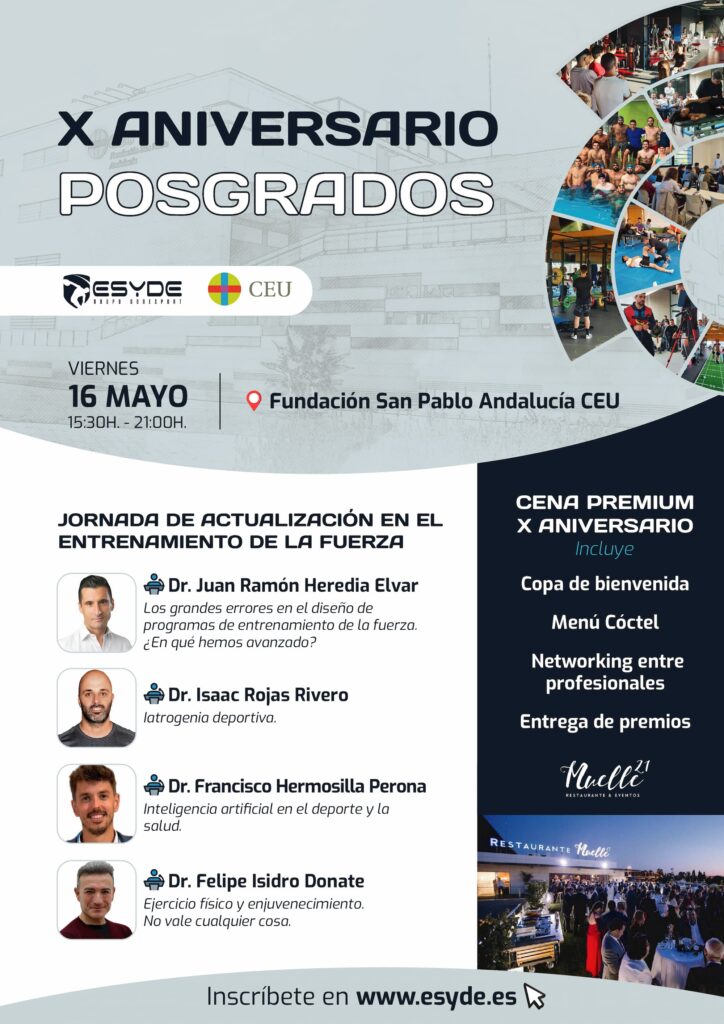 Cartel X Aniversario Posgrados