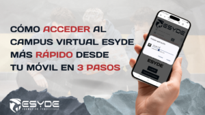 cómo acceder al campus virtual esyde más rápido desde el móvil en 3 pasos