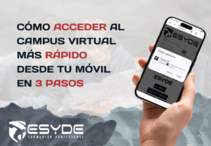 cómo acceder al campus virtual esyde más rápido desde el móvil en 3 pasos