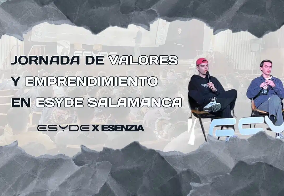 Charla de valores y emprendimiento de ESENZIA x ESYDE en Salamanca