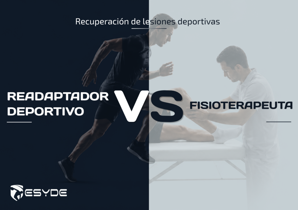 Readaptador deportivo vs fisioterapeuta durante la recuperación de una lesión